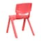 Flash Furniture Red Plastic Stackable School Chair with 12" Seat Height, PK2 2-YU-YCX-001-RED-GG - alternate 6